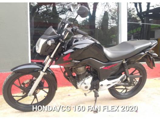 HONDA - CG 160 - 2020/2020 - Preta - R$ 14.400,00